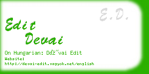 edit devai business card